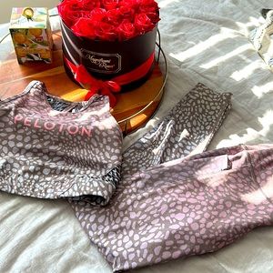 Pink Cheetah Peloton Apparel (Sports Bra & Leggings)